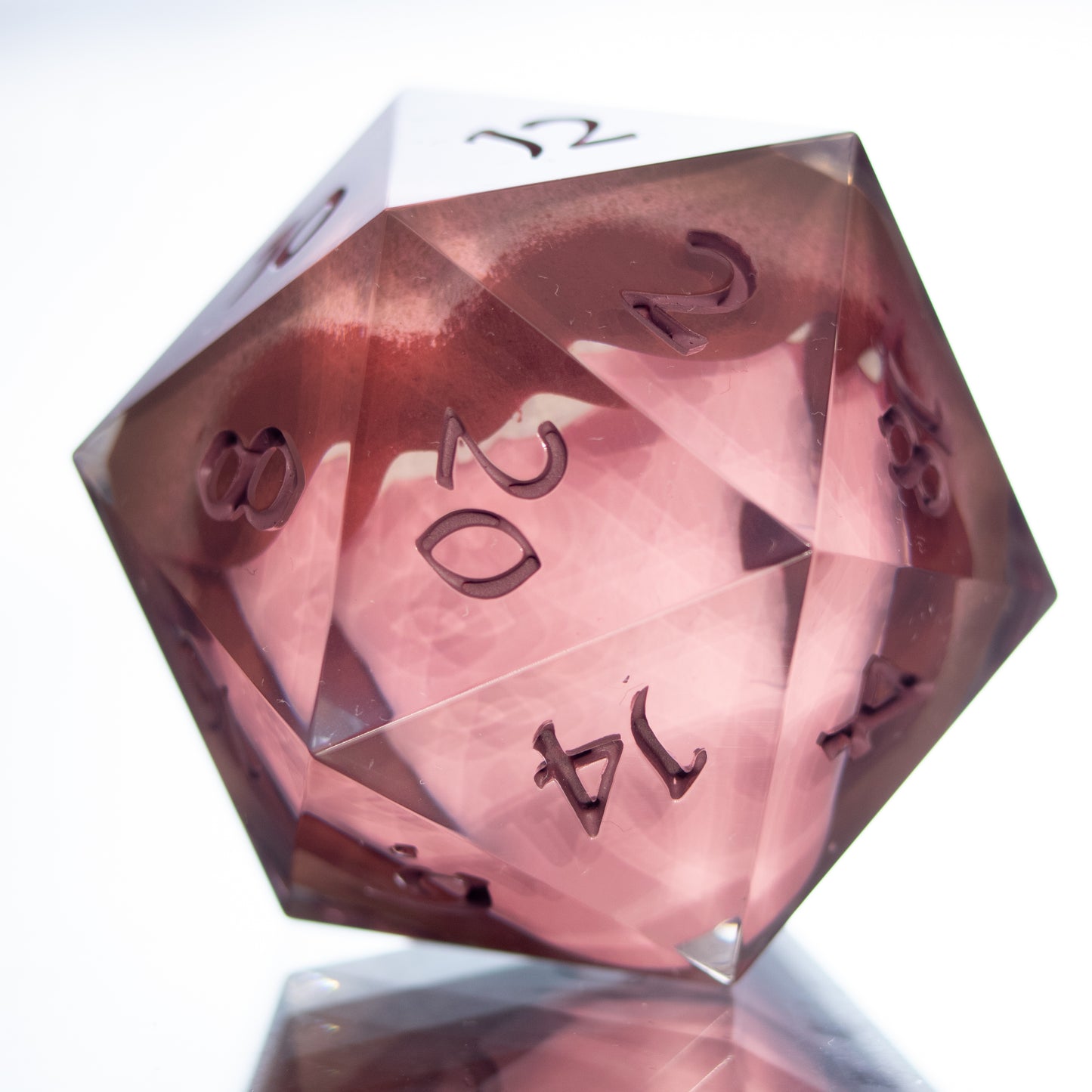 Mouthy - Handmade Chonk Resin D20