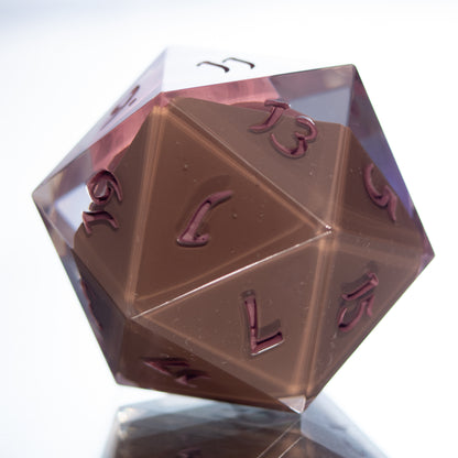 Mouthy - Handmade Chonk Resin D20