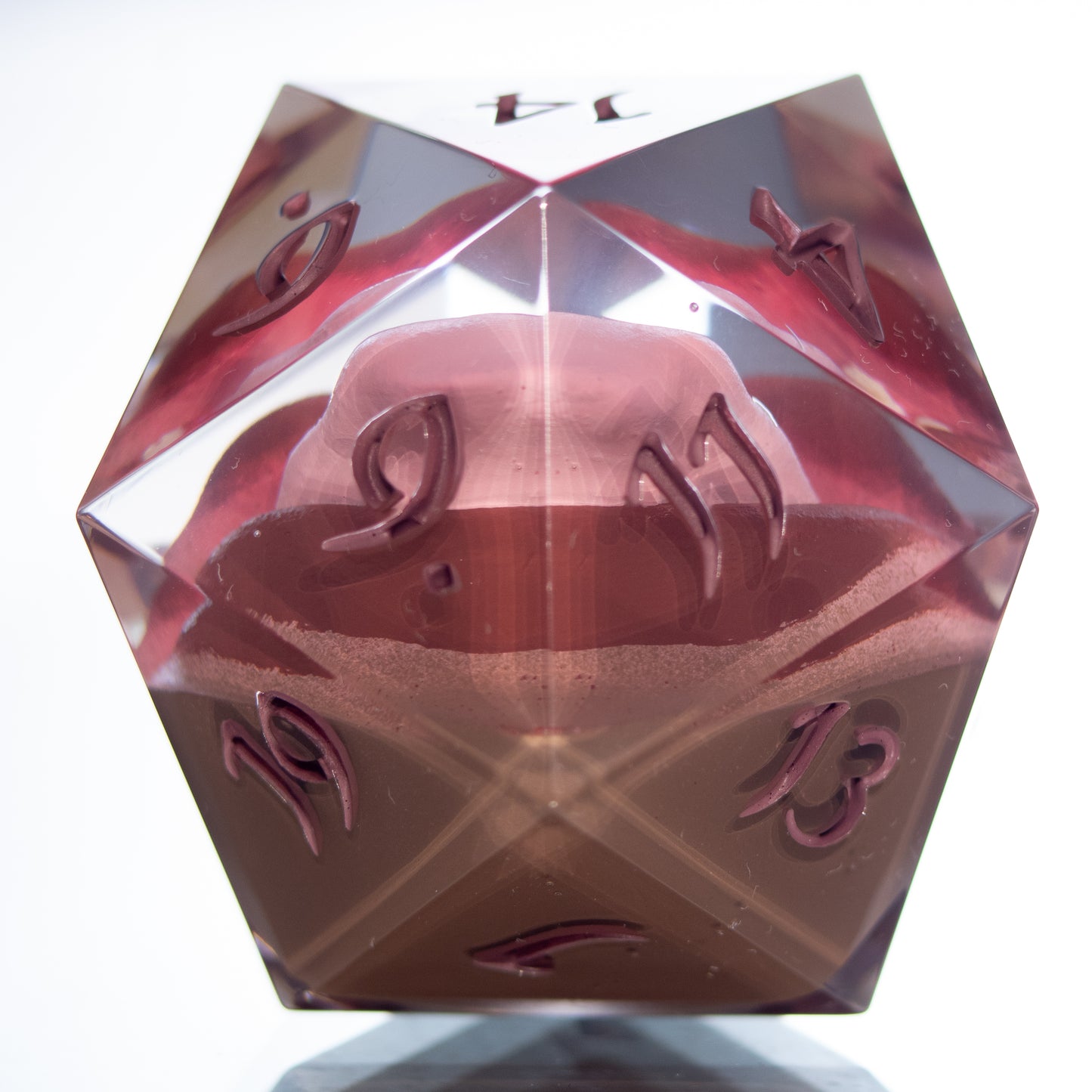 Mouthy - Handmade Chonk Resin D20
