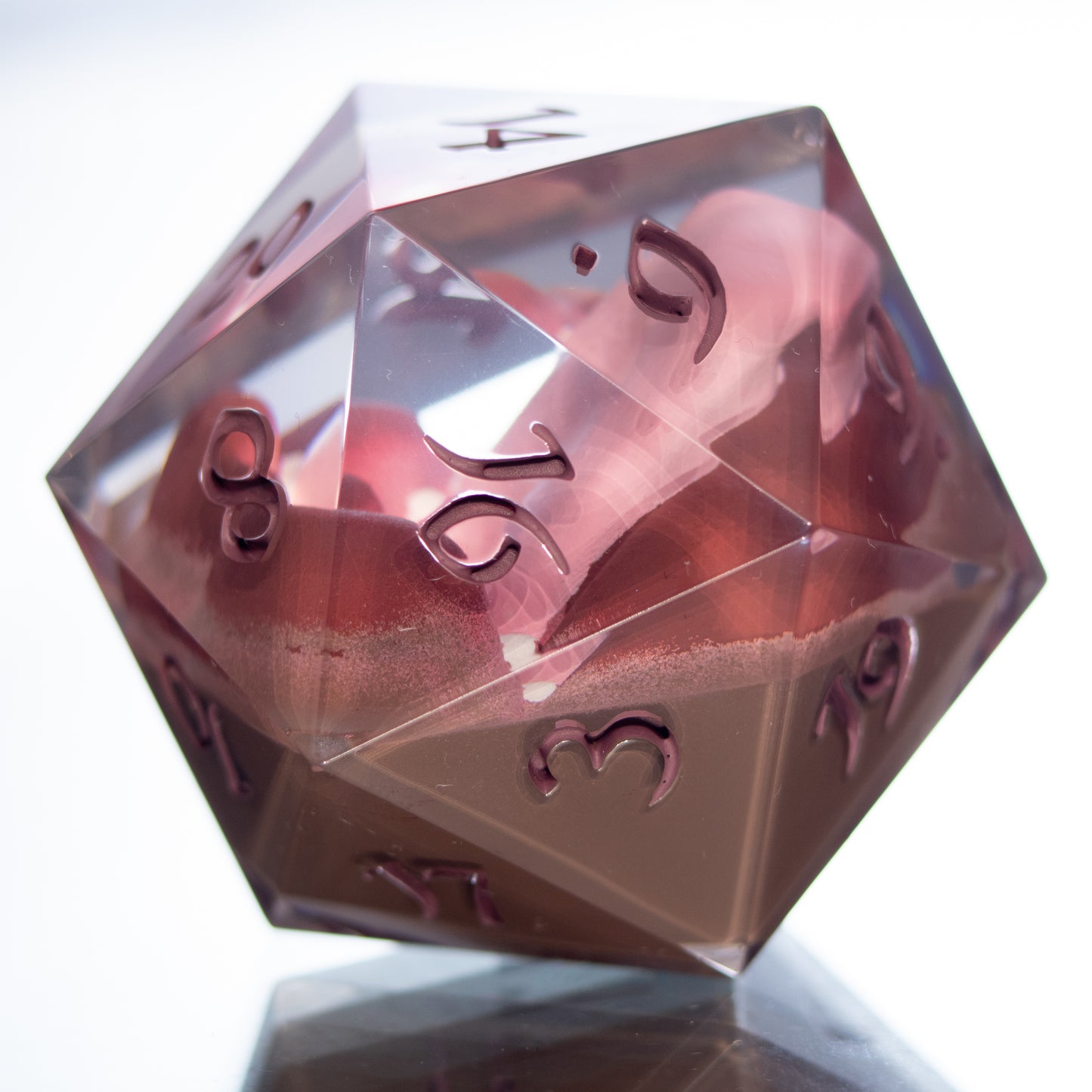 Mouthy - Handmade Chonk Resin D20