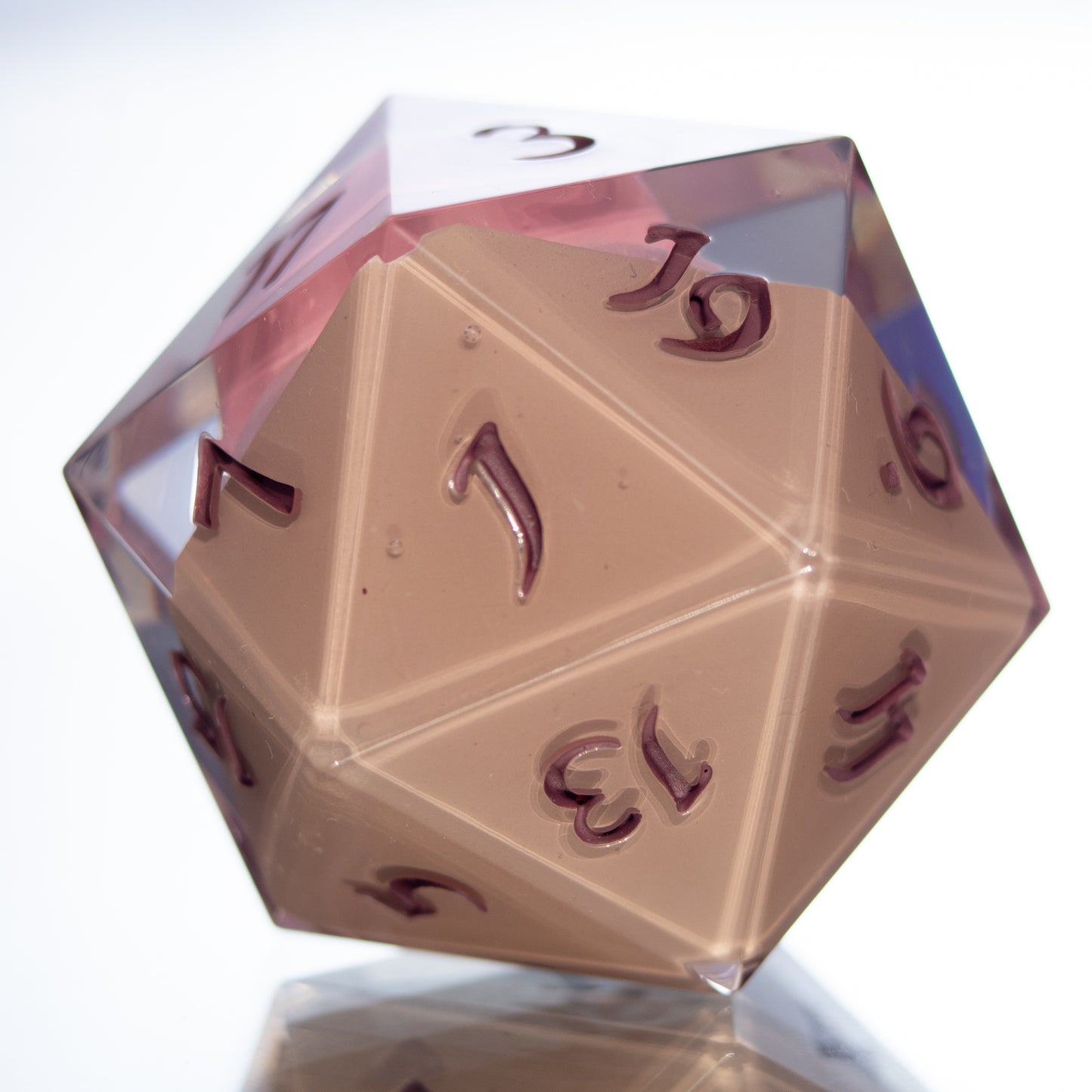 Mouthy - Handmade Chonk Resin D20