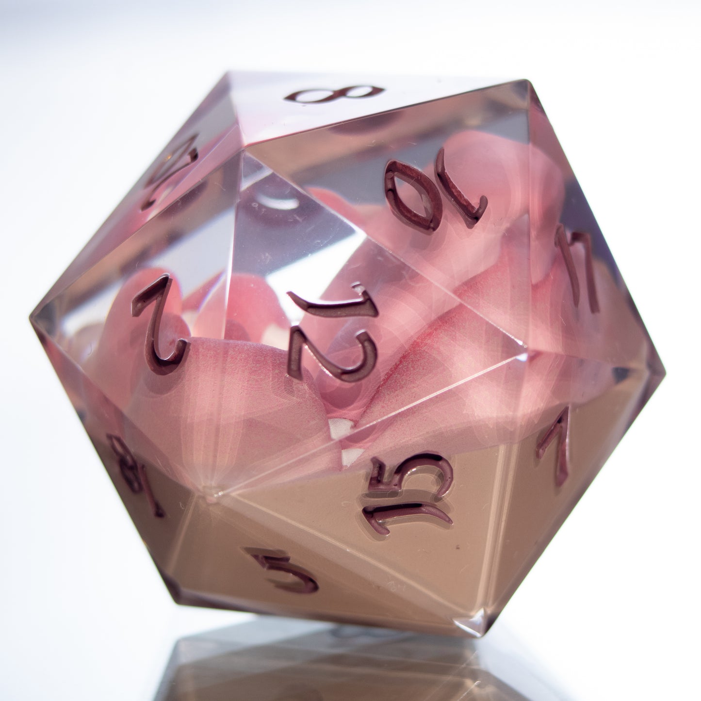 Mouthy - Handmade Chonk Resin D20