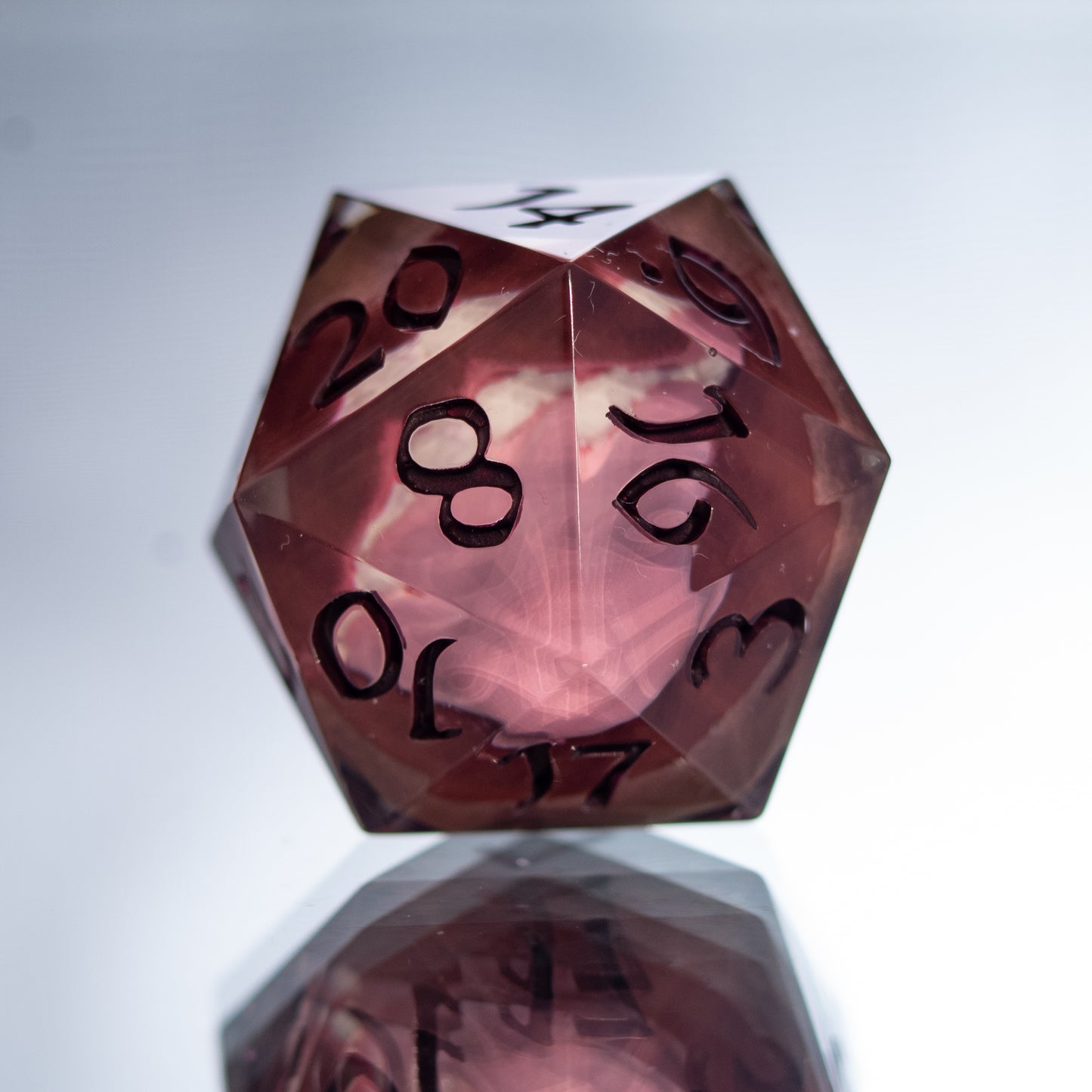 Mouthy (B) - Single Handmade D20