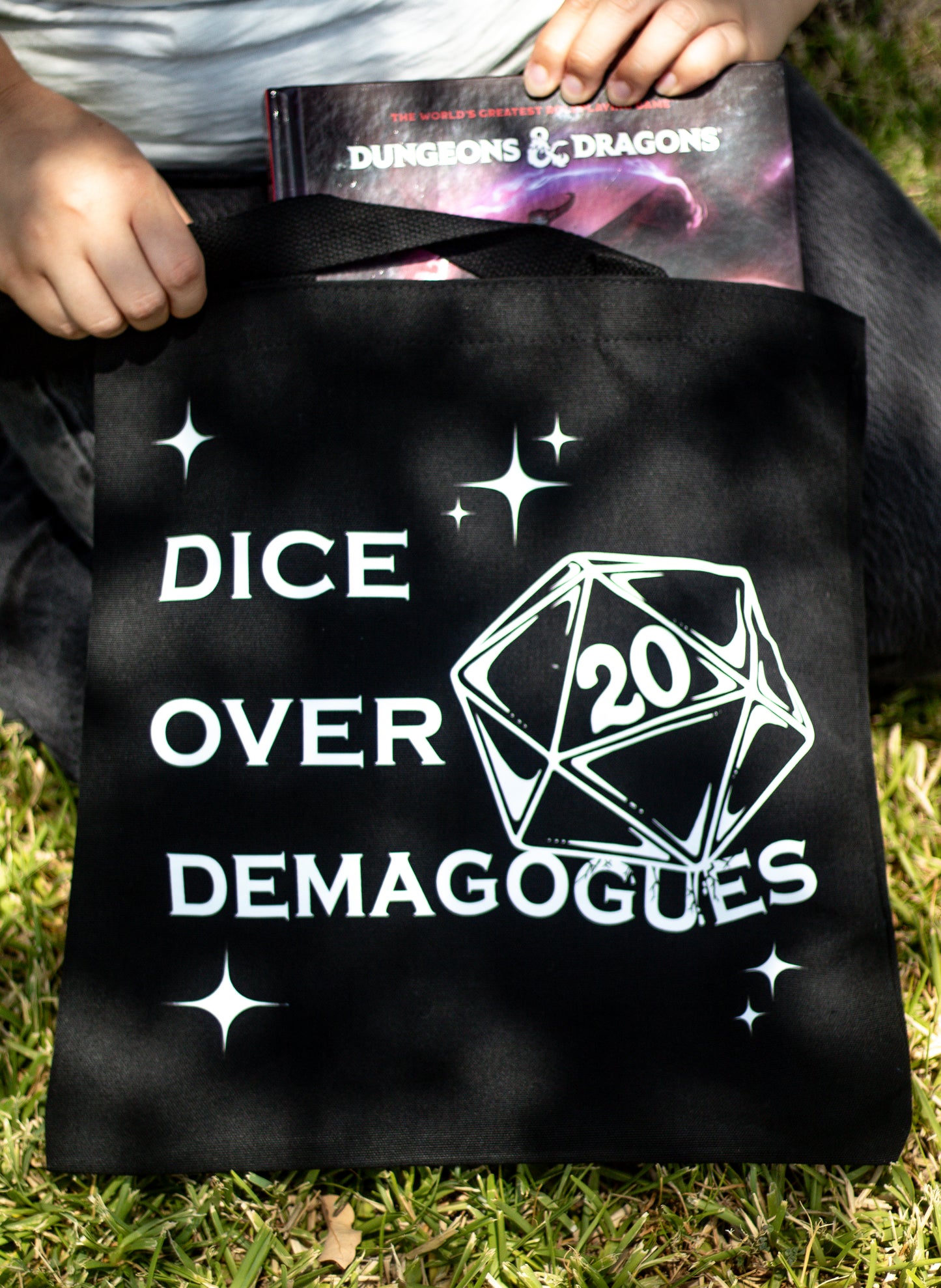 Dice Over Demagogues Tote Bag