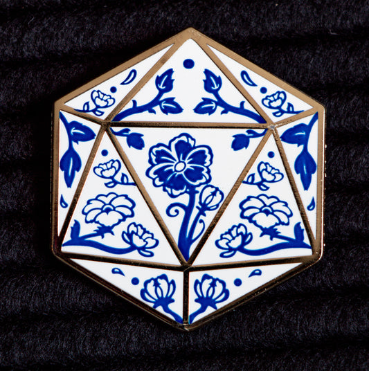 Delft Porcelain Enamel Pin