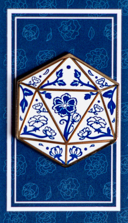 Delft Porcelain Enamel Pin