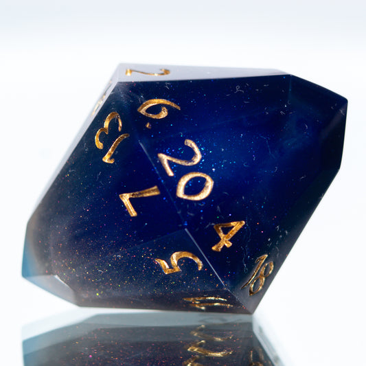 Cosmic Jewel - Handmade Resin D20