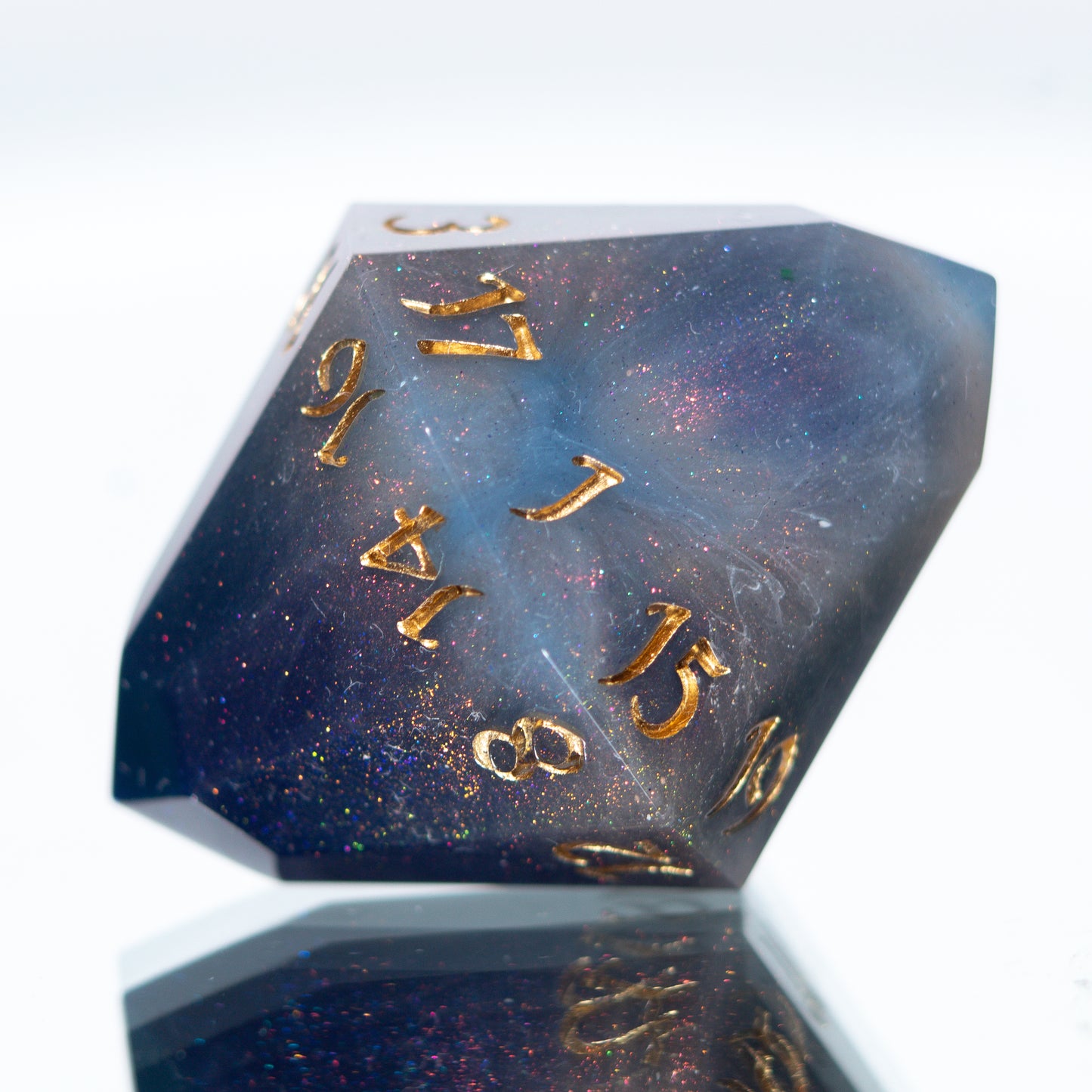 Cosmic Jewel - Handmade Resin D20