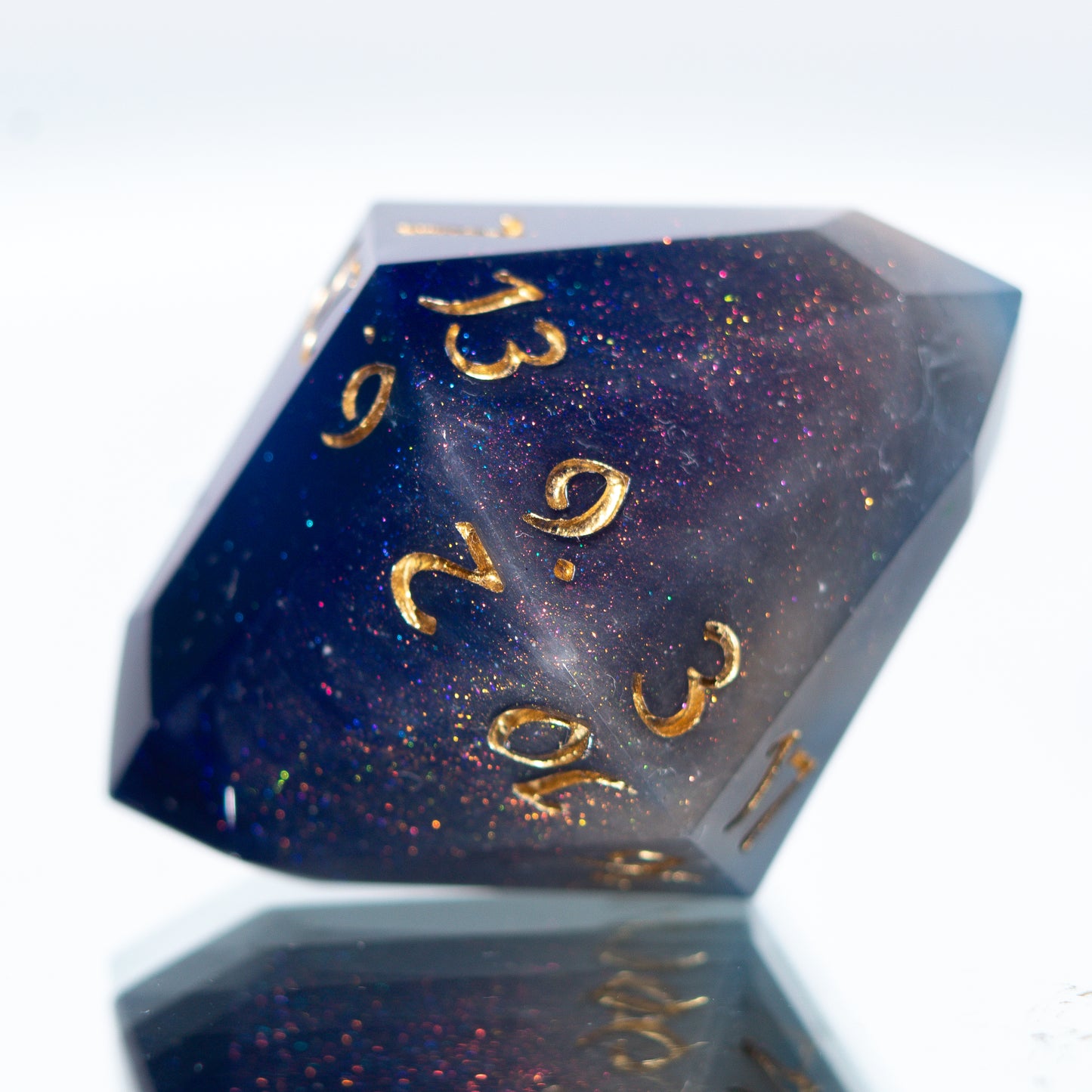 Cosmic Jewel - Handmade Resin D20