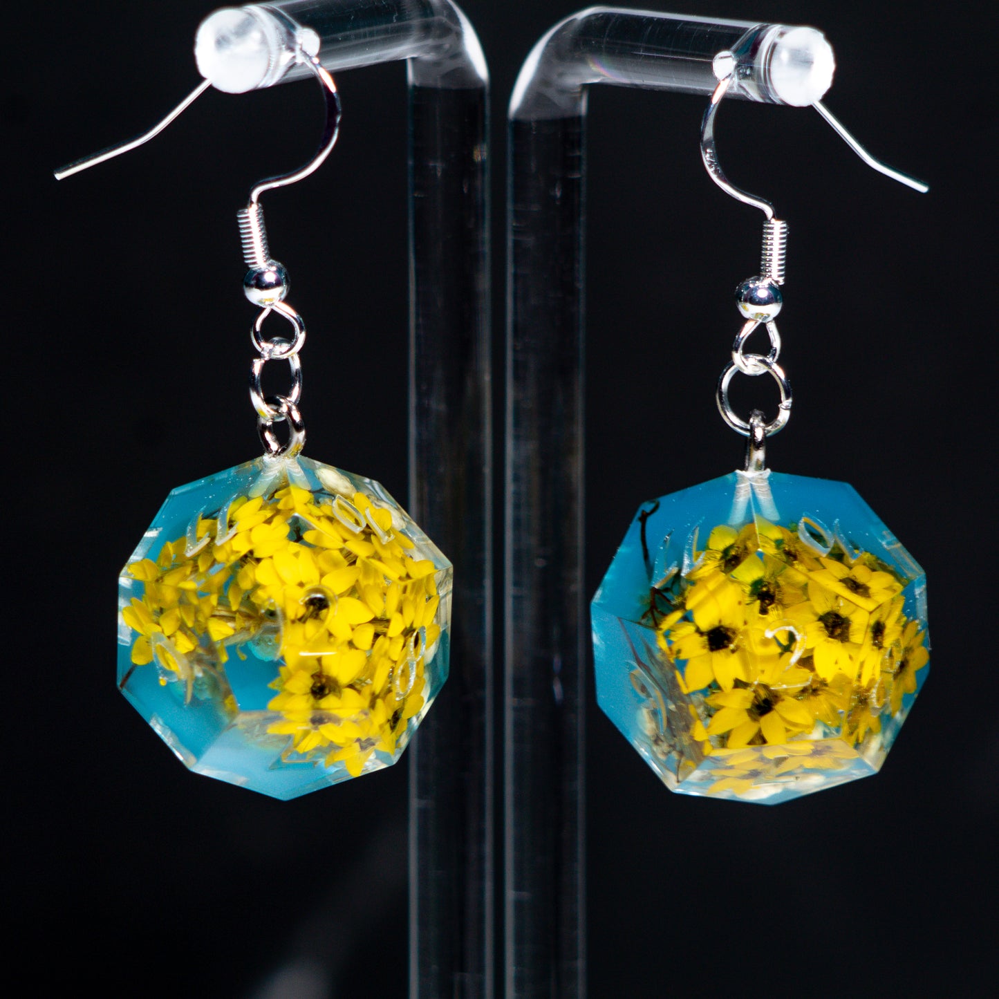 Mini Sunflower D12 Earrings