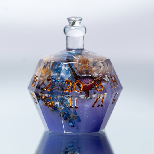 Fairy Potion - Handmade Resin Bottle D20