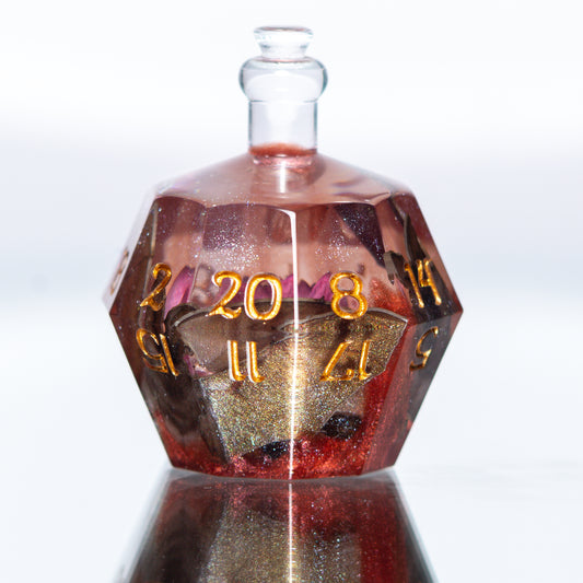 Vampire's Potion - Handmade Resin Bottle D20