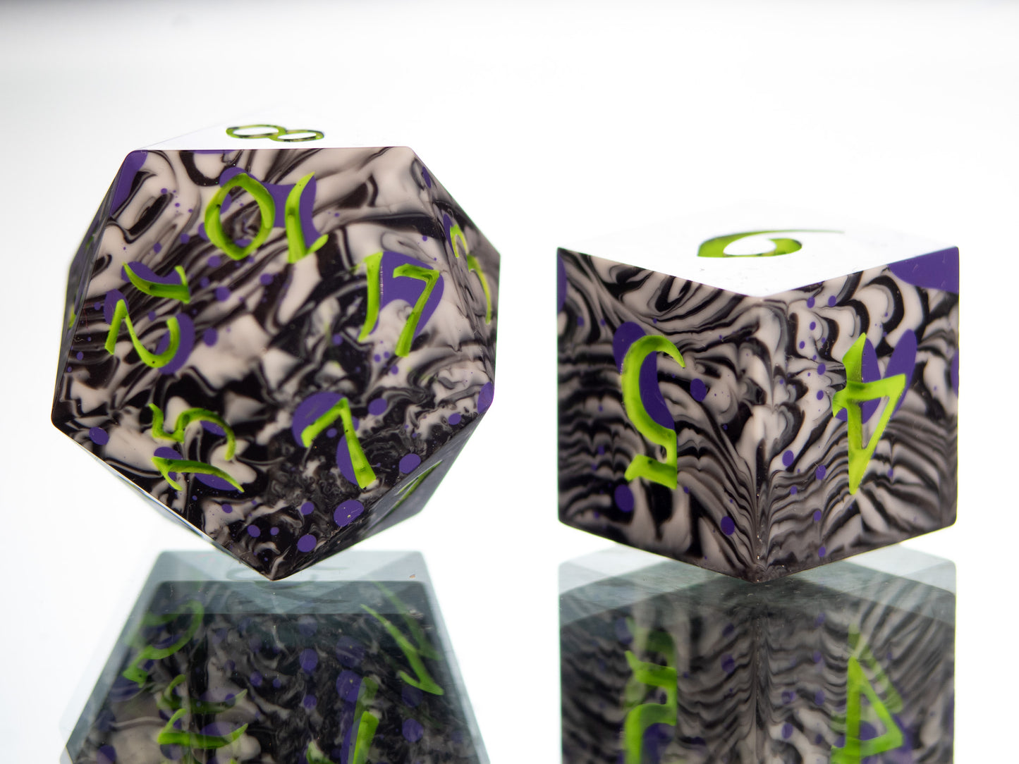 Ghost With The Most - 7 Piece Handmade Resin Dice