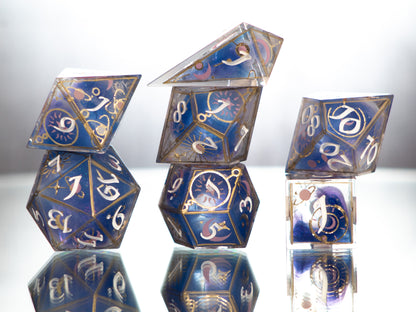 Wizard's Focus - 7 Piece Handmade Dice