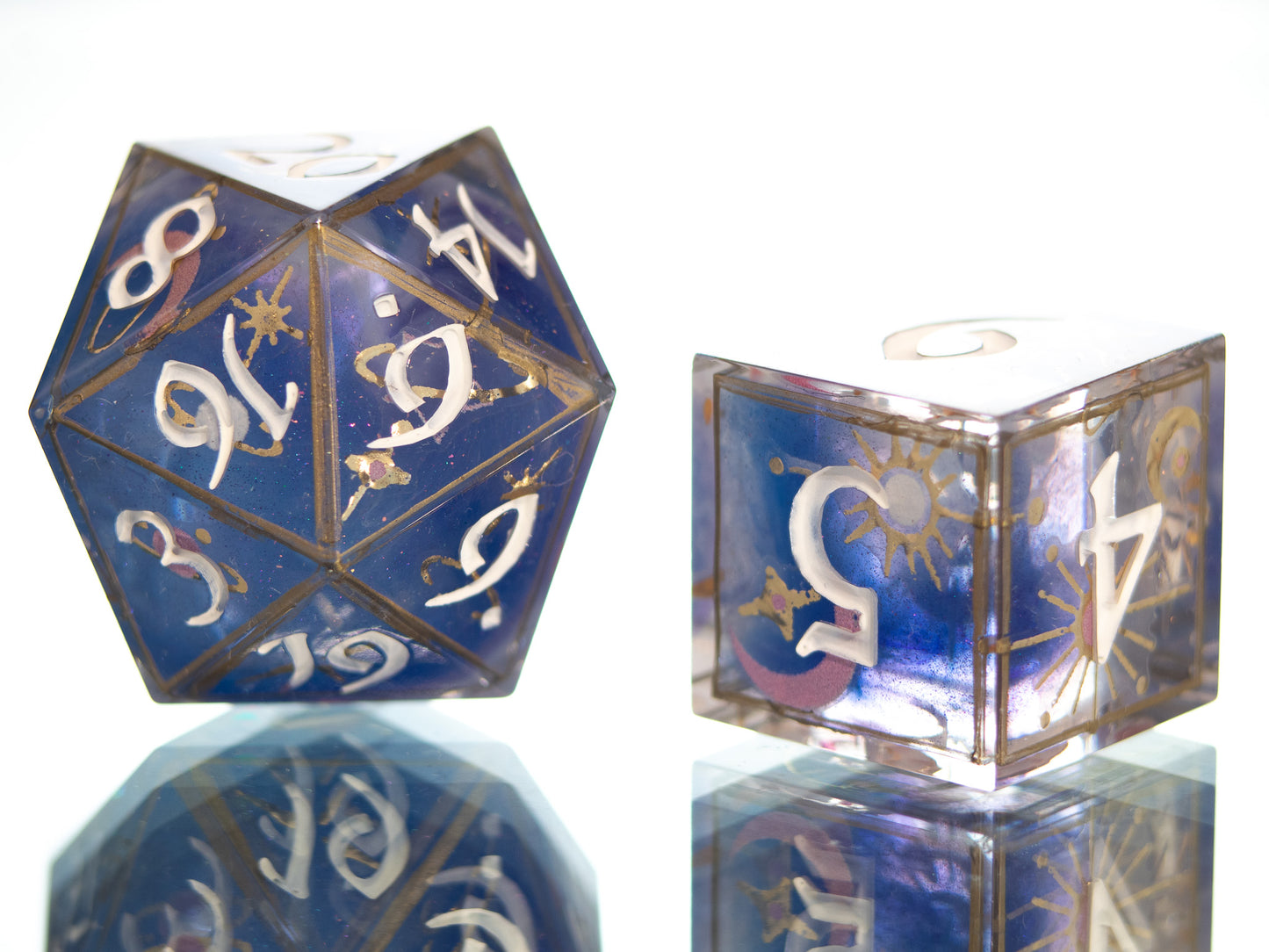 Wizard's Focus - 7 Piece Handmade Dice