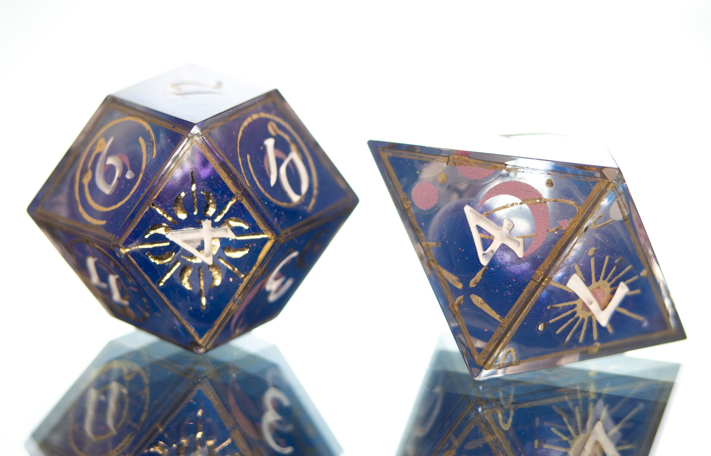 Wizard's Focus - 7 Piece Handmade Dice