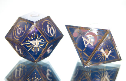 Wizard's Focus - 7 Piece Handmade Dice