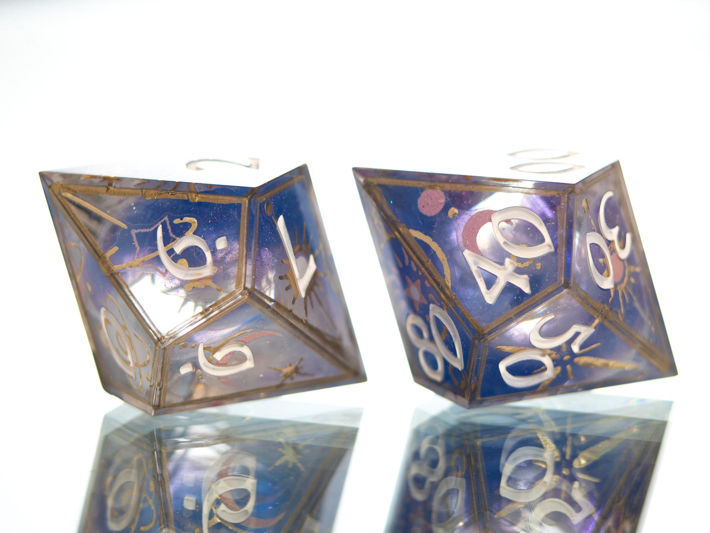 Wizard's Focus - 7 Piece Handmade Dice