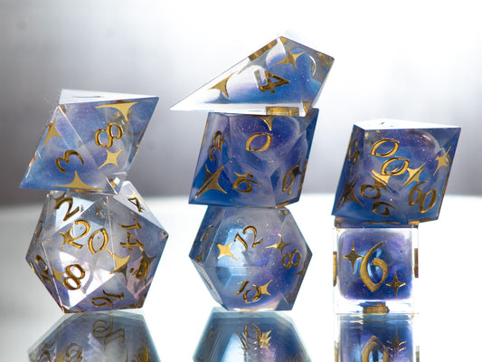 Guinevere - 7 Piece Handmade Dice