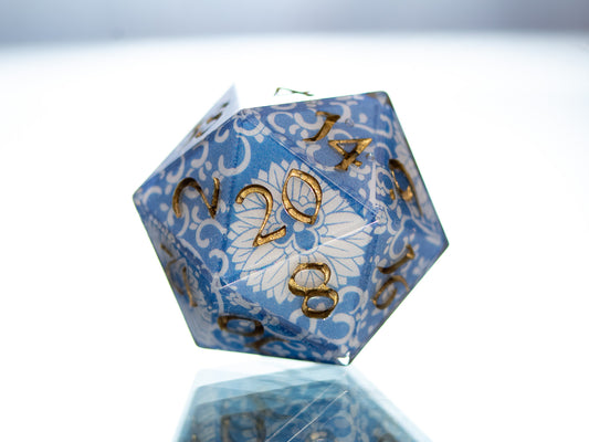 Porcelain - Handmade Resin D20