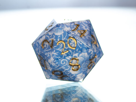 Porcelain - Handmade Resin D20