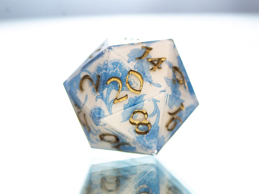 Porcelain - Handmade Resin D20