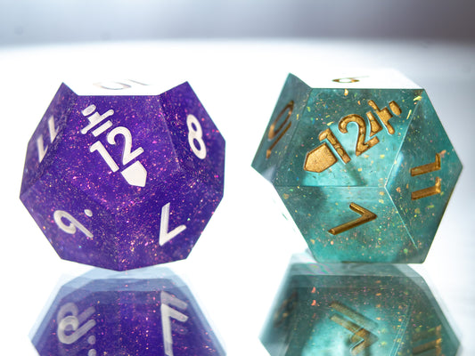 Daggerheart Duality Dice - Handmade Resin D12 Pair