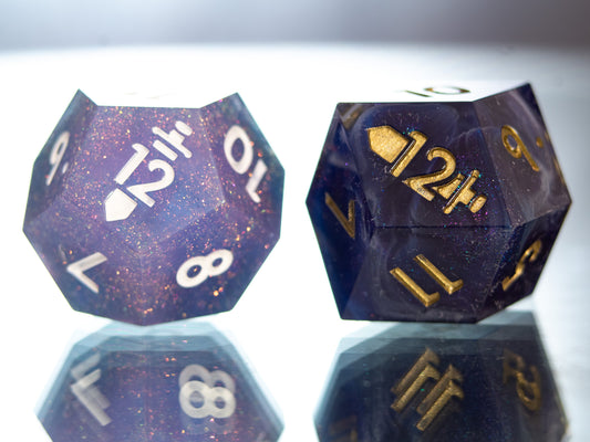Daggerheart Duality Dice - Handmade Resin D12 Pair
