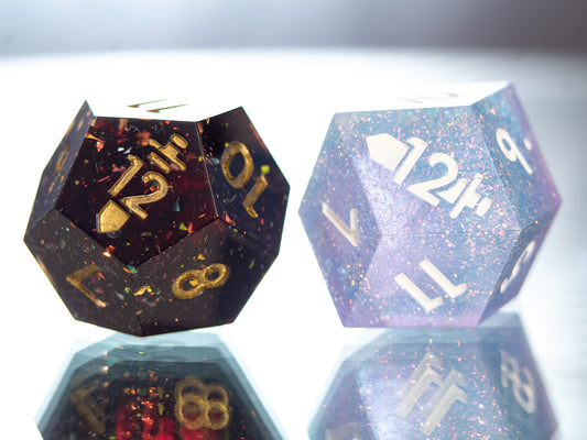 Daggerheart Duality Dice - Handmade Resin D12 Pair