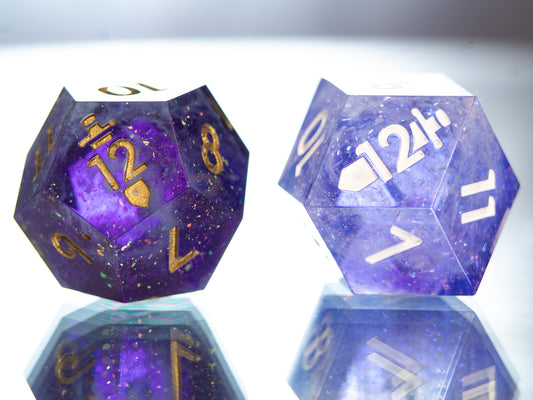 Daggerheart Duality Dice - Handmade Resin D12 Pair