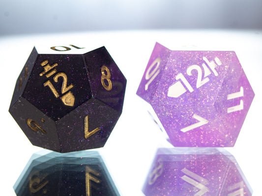 Daggerheart Duality Dice - Handmade Resin D12 Pair