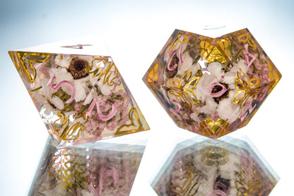 Court of Spring- Alt 7 Piece Handmade Dice