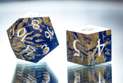 Noble Colors - Alt 7 Piece Handmade Resin Dice