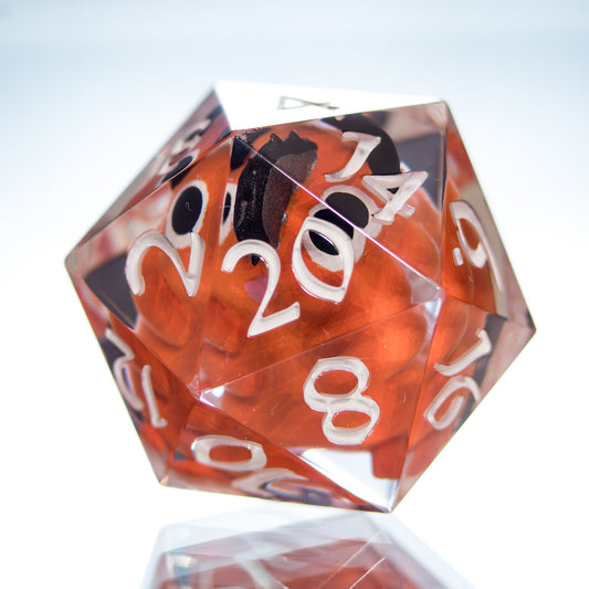 Pochita - Handmade Resin D20 (White Ver.)
