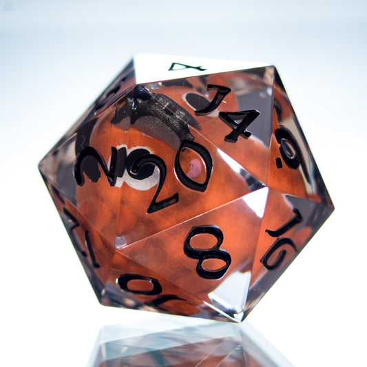 Pochita - Handmade Resin D20 (Black Ver.)