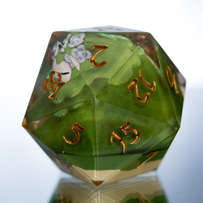 Mosslax - Handmade Chonk Resin D20
