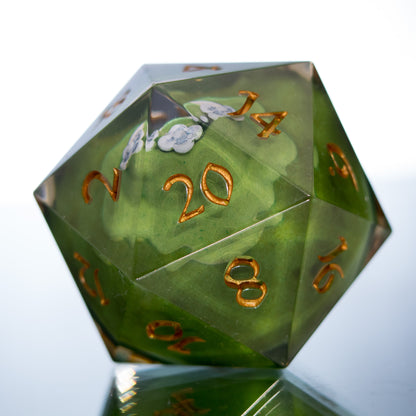 Mosslax - Handmade Chonk Resin D20
