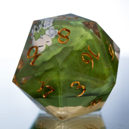 Mosslax - Handmade Chonk Resin D20