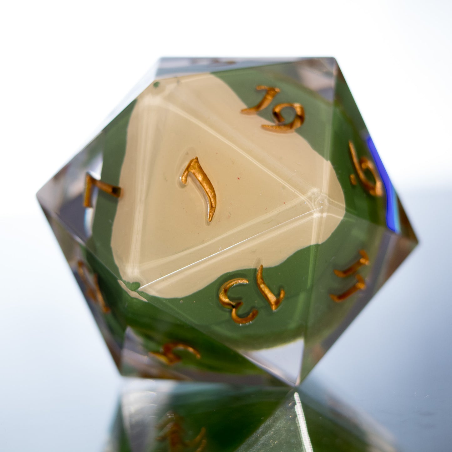 Mosslax - Handmade Chonk Resin D20