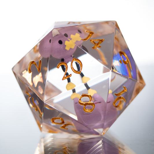 Drifloon & Ditto - Handmade Chonk Resin D20