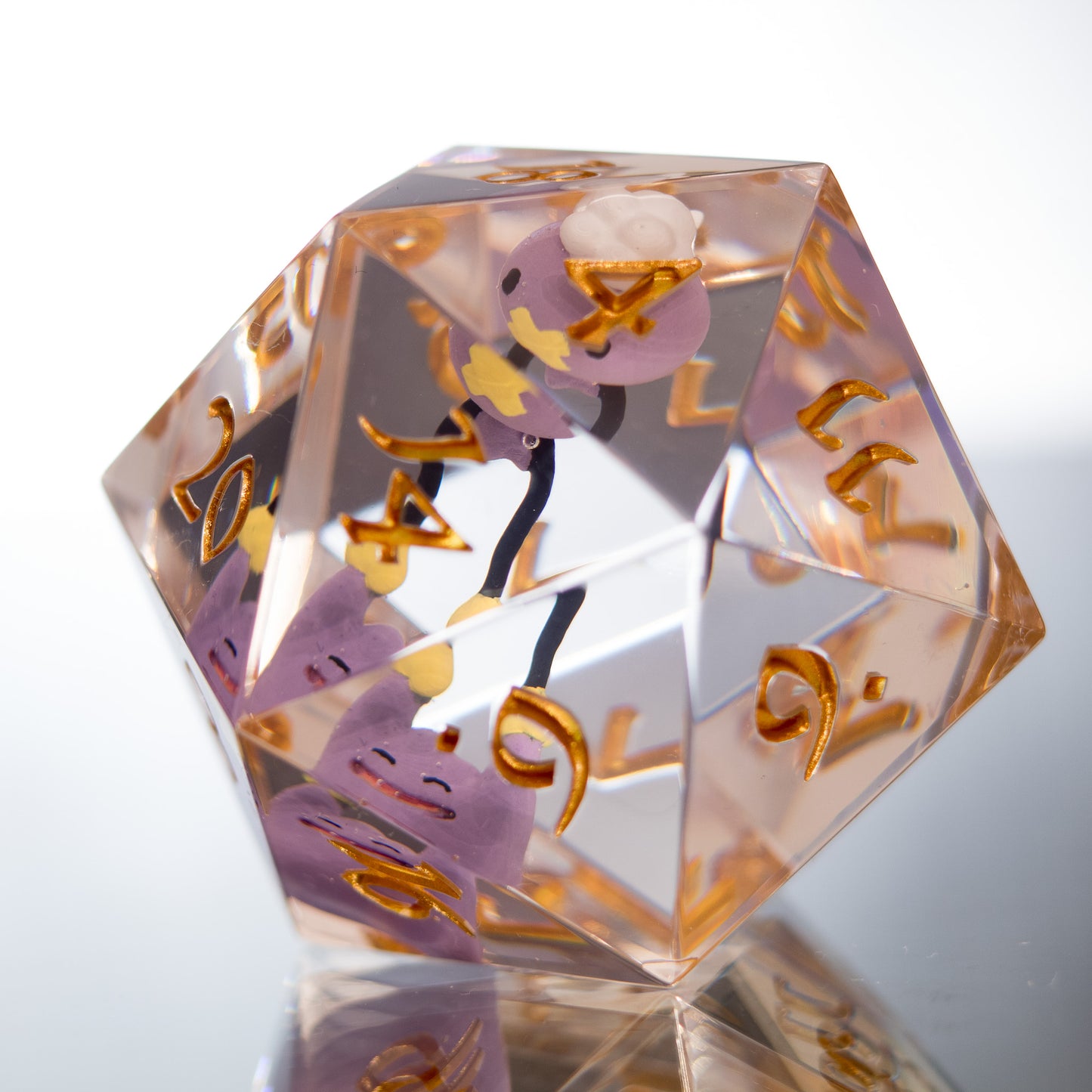 Drifloon & Ditto - Handmade Chonk Resin D20