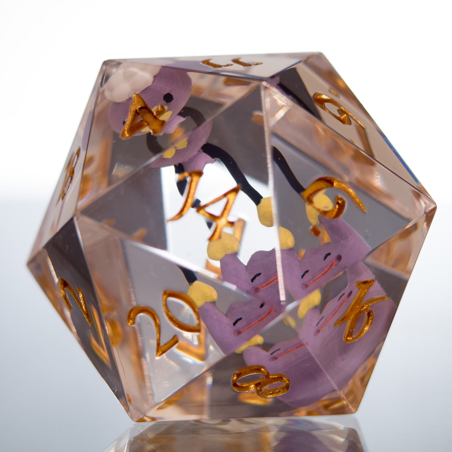 Drifloon & Ditto - Handmade Chonk Resin D20