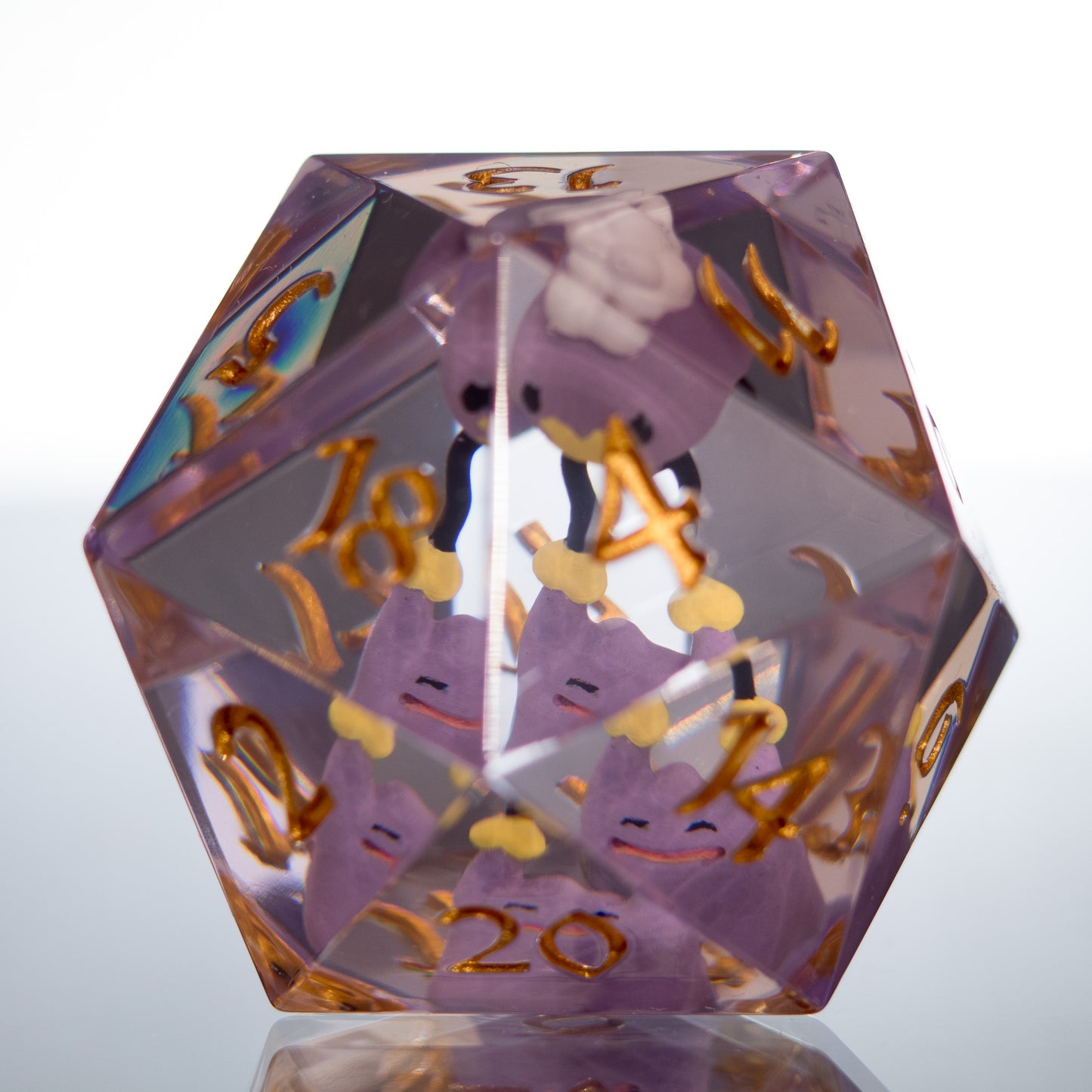 Drifloon & Ditto - Handmade Chonk Resin D20