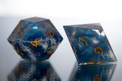 Maelstrom - Alt 7 Piece Handmade Dice