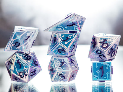 Polaris - 7 Piece Handmade Dice