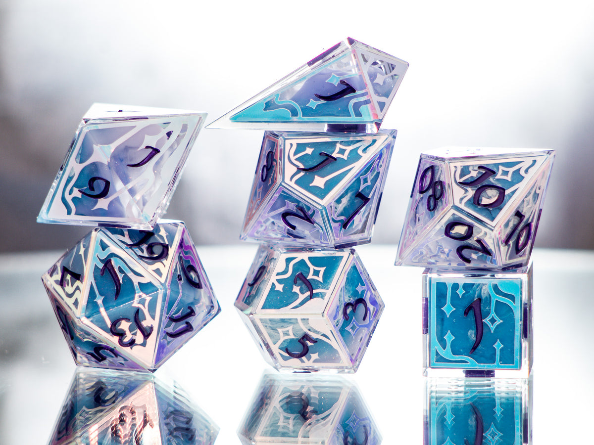 Polaris - 7 Piece Handmade Dice