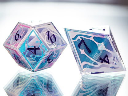 Polaris - 7 Piece Handmade Dice