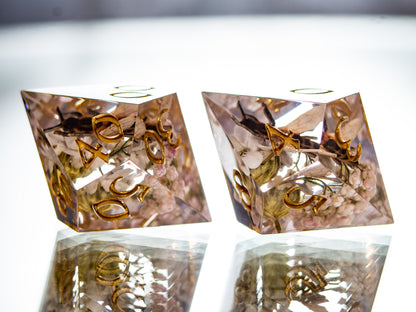 Honeybee Garden - 7 Piece Handmade Dice