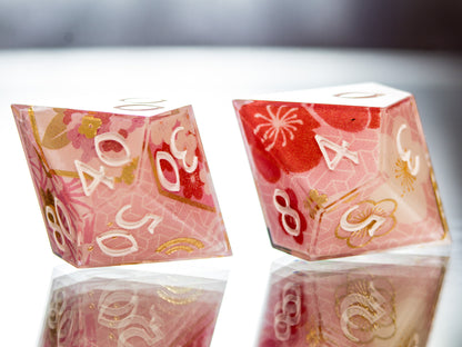 Hanami - 7 Piece Handmade Dice