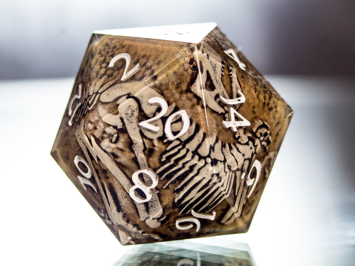 Fossils - Handmade Chonk D20
